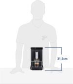 Tchibo Kaffeevollautomat Esperto Pro mit One Touch Funktion für Caffè Crema, Espresso und Milchspezialitäten, Anthrazit - INKLUSIVE Kaffeeprobierset GRATIS