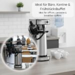Saro Kaffeemaschine Inkl. Edelstahl-Isolierpumpkanne – 2,2 L – Brühzeit ca. 5–6 Min – Trockenlaufschutz – 2,069 kW – Modell THERMO 24