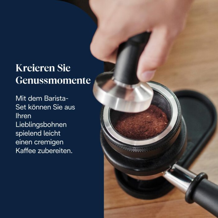 De'Longhi Siebträgermaschine La Specialista Arte EC9155.MB, Espressomaschine mit Mahlwerk, 8 Mahlgrade, 15 Bar, 3 Temperaturen, Milchschaumdüse, 1550W, 1,7L Tank, Edelstahl/Schwarz inkl. Barista-Kit