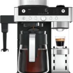 Ninja Prestige 2-in-1 Filterkaffee- und Kapselmaschine mit integriertem Milchaufschäumer, für Latte, Eiskaffee und Flat White, Schwarz CFN802EU