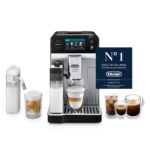 De’Longhi Eletta Explore - Perfetto Kaffeevollautomat mit LatteCrema-Milchaufschäumer, 40 Getränke auf Knopfdruck, farbiges Touch-Display, Dunkelgrau (ECAM452.57.G)