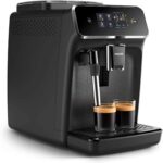 Philips Series 2200 EP2220 Automatische Kaffeemaschine mit Milchaufschäumer 15 bar Matt Black