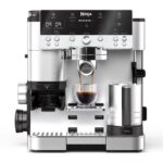 Ninja Luxe Pro 3-in-1-Kaffeemaschine mit Mahlwerk und Aufschäumer für Latte, Cappuccino, Cold Brew & Espresso, einfache Handhabung, 5 Voreinstellungen zum Aufschäumen, Silber, ES701EU