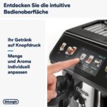 De’Longhi Eletta Explore - Perfetto Kaffeevollautomat mit LatteCrema-Milchaufschäumer, 40 Getränke auf Knopfdruck, farbiges Touch-Display, Dunkelgrau (ECAM452.57.G)