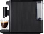 Tchibo Kaffeevollautomat Esperto mini für Caffè Crema und Espresso, nur 16cm breit, klein und kompakt, geeignet für jede Küche, Camping, Studentenapartment, Schwarz - INKLUSIVE Kaffeeprobierset GRATIS
