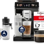 De’Longhi Eletta Explore - Perfetto Kaffeevollautomat mit LatteCrema-Milchaufschäumer, 40 Getränke auf Knopfdruck, farbiges Touch-Display, Dunkelgrau (ECAM452.57.G)