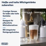 De’Longhi Eletta Explore - Perfetto Kaffeevollautomat mit LatteCrema-Milchaufschäumer, 40 Getränke auf Knopfdruck, farbiges Touch-Display, Dunkelgrau (ECAM452.57.G)