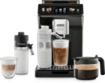De’Longhi Eletta Explore - Perfetto Kaffeevollautomat mit LatteCrema-Milchaufschäumer, 40 Getränke auf Knopfdruck, farbiges Touch-Display, Dunkelgrau (ECAM452.57.G)