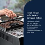 De’Longhi Magnifica S - Perfetto Kaffeevollautomat mit klassischem Milchaufschäumer, Espresso- und Cappuccino Kaffeemaschine, Bedienfeld mit Tasten, Schwarz (ECAM22.110.B)