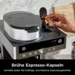 Ninja Prestige 2-in-1 Filterkaffee- und Kapselmaschine mit integriertem Milchaufschäumer, für Latte, Eiskaffee und Flat White, Schwarz CFN802EU