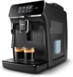 Philips Series 2200 EP2220 Automatische Kaffeemaschine mit Milchaufschäumer 15 bar Matt Black